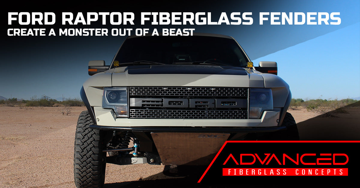 Ford Raptor Fiberglass Fenders Create a Monster Out Of A Beast